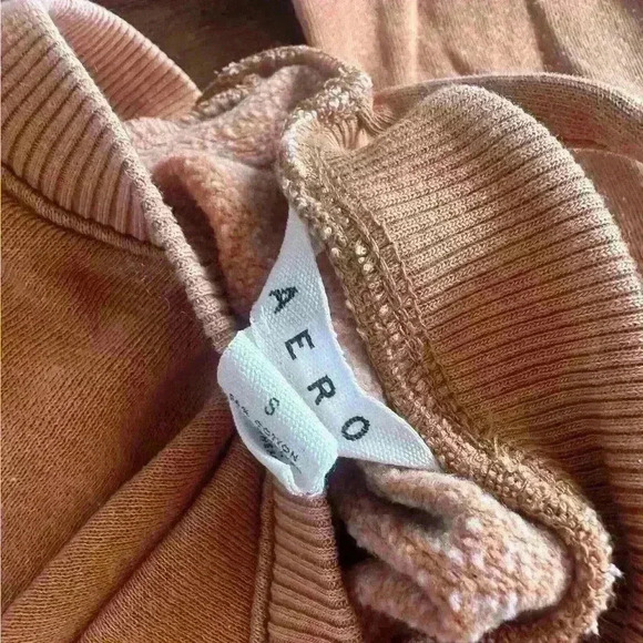 Burnt Orange Cropped Sweatshirt - Picture 3 of 3